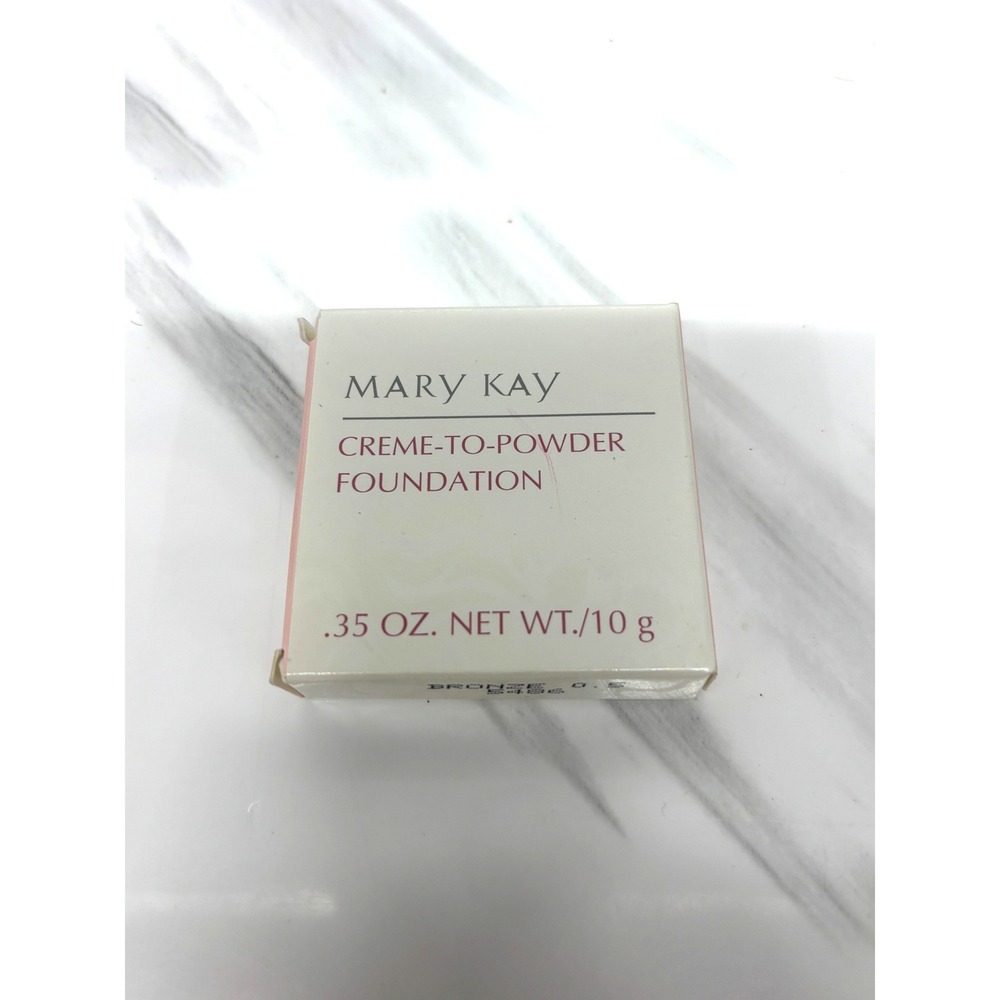 Mary Kay Creme-to-Powder Foundation Bronze 0.5 Matte Finish‎ .35 oz 10g New Box